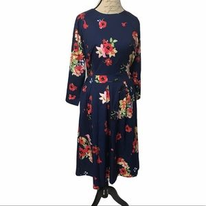 Size XL unbranded blue floral dress